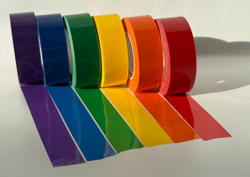 6 Rollen, 18mm x 33m transparent farbig 6 Rollen, 18mm x 33m transparent farbig