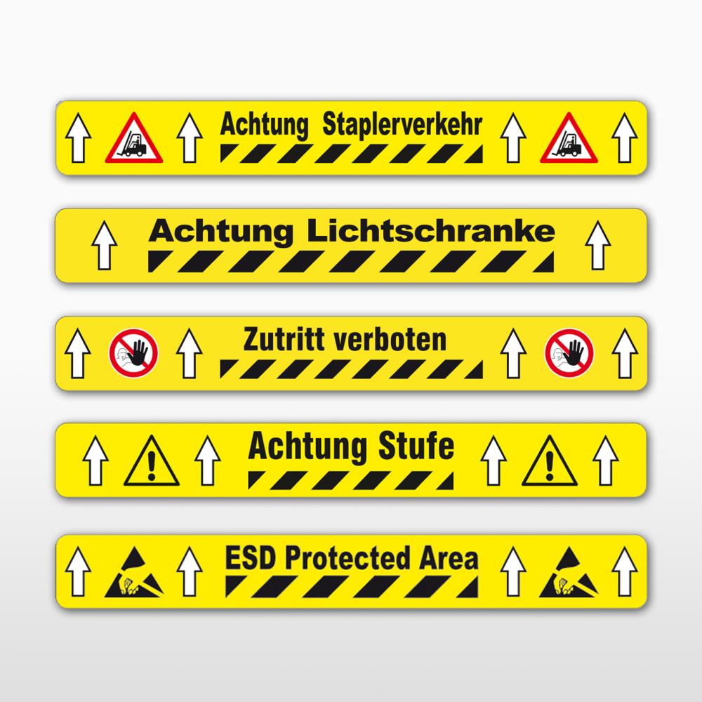 KL-5125 bedruckt "Achtung Stufe" 75mm x 5m